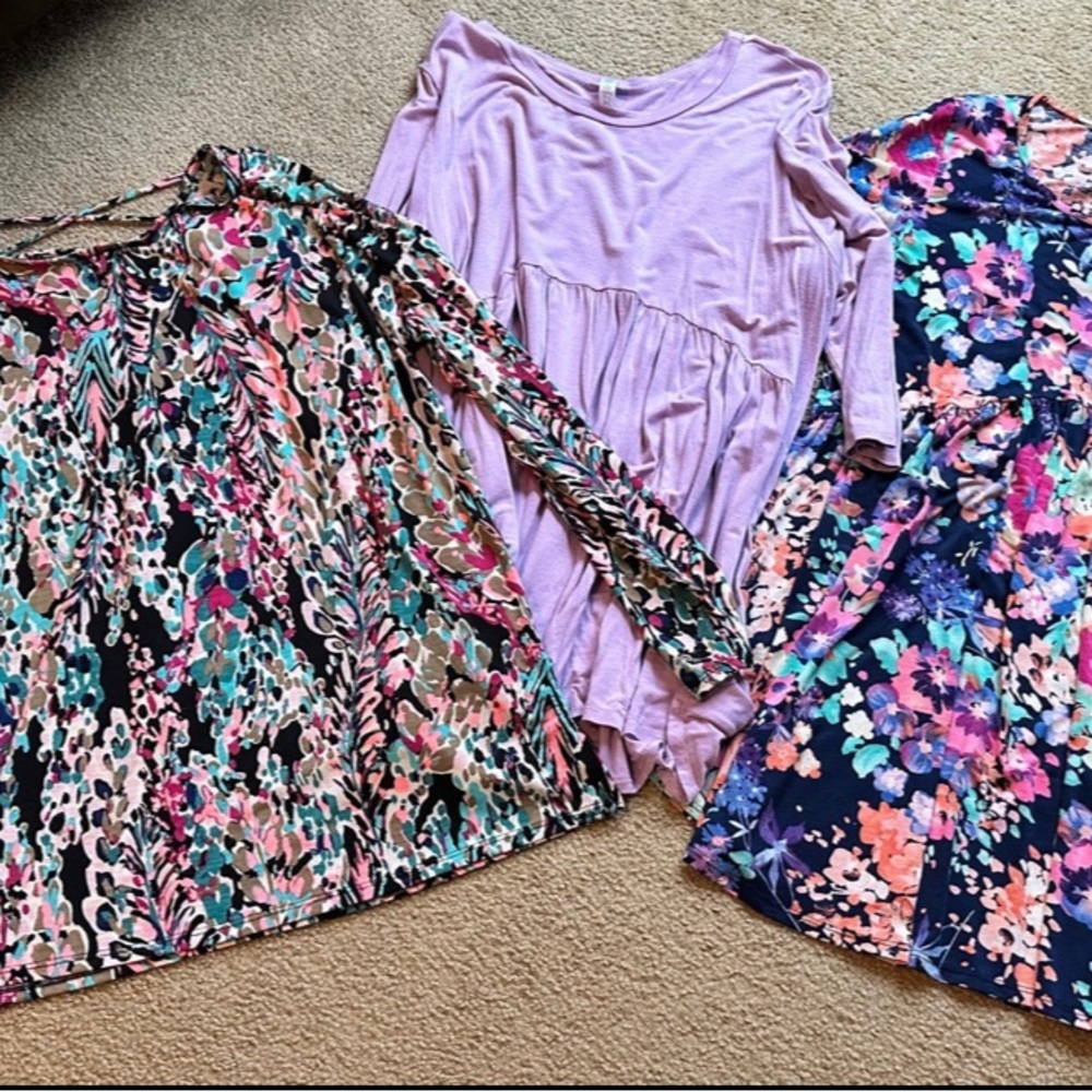 3 Boutique tops 1X